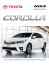 Especificaciones Toyota Corolla XEI Plus
