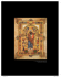 Cristo entronado en Libro de Kells, folio 32v. Trinity College of