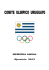Memoria Anual COU - 2013 - Comité Olímpico Uruguayo