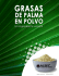 Boletín No 10 GRASAS DE PALMA EN POLVO. Un