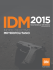 IDM: Índice delictivo metropolitano 2015