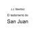 El testamento de San Juan