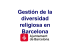 Gestión de la diversidad religiosa en Barcelona