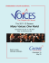 The 2011-2012 Program - Voices, the Chapel Hill Chorus