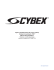 Cybex Treadmill (Cinta de correr Cybex) Número de producto 790T