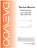 Service Manual - [Daewoo Electronics Service Information System