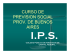 CURSO IPS CPACF 2013 - Sistema Moreno de Calculo Previsional