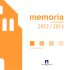 Memoria 2012-13 - Fundación Santa María la Real