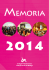 Memoria 2014 - Colegio de Trabajo Social de Málaga