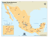 Mapa de Estados Unidos Mexicanos. Zonas Culturales
