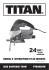 sierra de calar 750w ttb285jsw - Titan